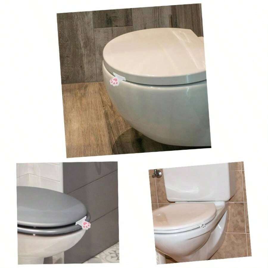 Manija para Asiento de Inodoro 2 Piezas Abs Higinica Elevador Multifuncional Herramienta para Bao Soporte de Tapa de Inodoro Diseo Ergonmico - multi - Ver 1