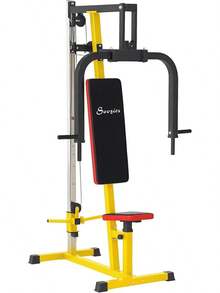 Chest Fly Machine And Chest Press Station, Delt Machine Home Gym Equipment For Chest, Back, Pectoral, Rear Deltoid And Shoulder Training - Yellow - View 2