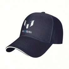 Messi Soccer Baseball Cap - Lightweight Adjustable Dad Hat With Messi Logo, Black/White Sporty Design For Men & Women, Perfect For Sports, Travel, And Outdoor Activities, Sports Cap |   Sporty Cap |   Lightweight Hat, Messi, Tomorrow X Together Product, Men'S Baseball Cap Hp, Hp Pink Printed Hat,  Briatore Cap F, Txt Item/Album, Cap/Hat For Men - 海軍藍 - 查看 7