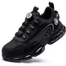 SEGURITO Tenis de  Industrial para Hombre, Antipinchazos Zapatos de Trabajo con Punta de Acero Mujer, Transpirables y Livianos Zapatos de - 24,0 centímetros - Ver 5