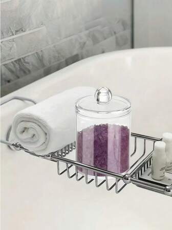 1/2/3Cleaning Swab Storage Box Transparent Acrylic Material, Suitable For Dresser Storage, Bathroom Storage, Desk Storage, Etc