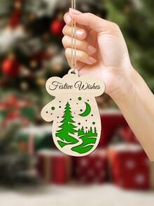 1 pezzo Ornamento natalizio personalizzato a doppio strato con nome, Calza di Natale - Ornamento natalizio personalizzato con nome 2025, Ornamenti per alberi di Natale, Decorazioni natalizie, Regali di Natale per mamma, papà, animali domestici, amici, regali per donne, amicizia, Ornamento natalizio personalizzato per famiglia