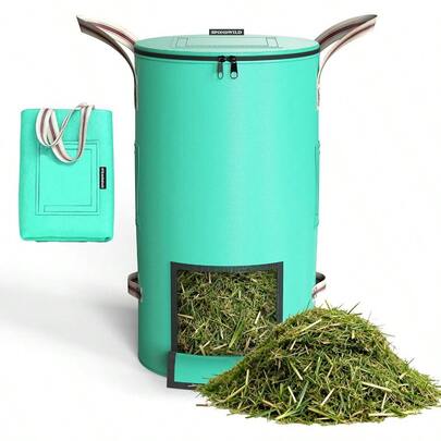 Compost Bin Outdoor - 32 Gallon Breathable Thickened Reusable Garden Yard Waste Bags, Composting Bin For Outside Garden With Faster Composting & Odor Reduction