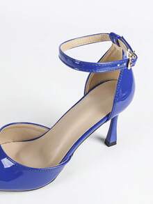 2025 Women's Pointed Toe High Heel Fashion Pumps,Mothers Day Gift - Blue - View 9