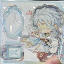 5 قطع تماثيل أكريليك الوجه - شخصيات السجين والجزار، ديكور مكتبي هدية للأصدقاء