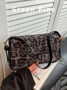 Damen Leopard Muster Mode vielseitige Umhängetasche
