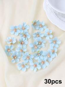 10/30pcs Artificial Mini Cherry Blossom - 1.18in Multicolor Sakura Flower Heads, Suitable For Decorative Christmas Wreath, Photo Frame, DIY Hair Accessory, Wedding Home Decoration, Thanksgiving, Valentine's Day, Spring And Summer Decoration - Multicolor - View 13