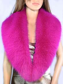 2-Layer Faux Fur Shawl - Soft & Cozy, Original Design, Handmade, Warm Hooded Cloak, Bridal Wedding Dress, Women Winter Accessory - A - View 27