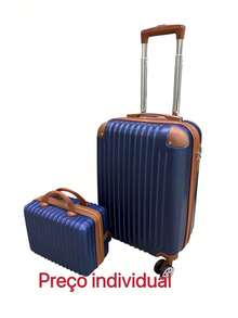 Carry-On Suitcase With Anti-Theft Zipper! - 寶藍色 - 查看 1