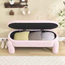 Bedroom Benches - Pink + Velvet - View 6