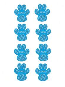 8 Pieces Of Pet Shoes Disposable Invisible Non-Slip Puppy Foot Stickers Suitable For Sending Friends And Family Pet Supplies Dog Non-Slip Pad