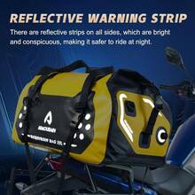 Motorcycle Dry Bag 75L Large Waterproof Duffel Bag Foldable Duffel Trunk Seat Bag For TravelBoating Motorbike Kayaking Yellow - Yellow - View 9