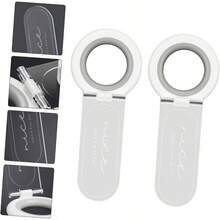 2piezas Elevador De Manija De Tapa De Inodoro Resistente De Para Baos - Colores surtidos - Ver 5