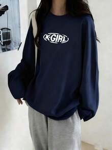 Women T-Shirts - Navy Blue - View 5