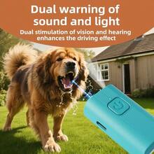 Mini Ultrasonic Dog Repeller, Suitable For Outdoor Self-Defense And Preventing Barking, Equipped With LED Lights, Dog Training Equipment |, Ultrasonic Device, A Gift For Family Members, Christmas Gift - mini xanh - Xem 4