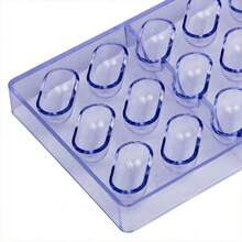 一套塑料巧克力模具，椭圆形、胶囊形、唇形、星空球形小糖果模具，翻糖工具，填充糖果模具，塑料模具，专业巧克力工具，适合个人、甜品店、工作室使用