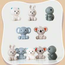 Baby Soft Rubber Cube Building Blocks Stacking Rings Sensory Squeeze Ball Toys - Multicolor - View 10