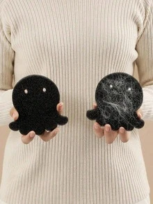 2/4pcs Pet Hair Remover, Suitable For Clothes Drying, Reusable, Non-Electric Lint Remover, Reduces Wrinkles, Saves Drying Time, Cute Bear Shape, Easily Removes Washer Lint And Pet Hair, Clothing Cleaner, Cleaning Supplies, Easy Hair And Cleaning - Multicolor - View 2