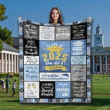 Graduation Gifts, Graduation Gifts For Him Her, 2025 Graduation Blanket, Class Of 2025 Graduation Gifts, 2025 Graduation Gifts, High School College Graduation Gifts, Class Of 2025 Blanket, Graduation Decorations 2025 - Grduation Decorations, Graduation Banner - Stkye1 - 查看 1