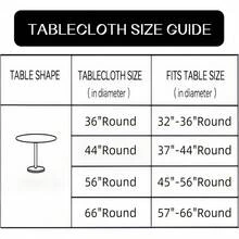 Walrus Round Vinyl Tablecloth Elastic Edge Flannel Backed Table Cover Grey 142 Cm Round - Grey - View 2