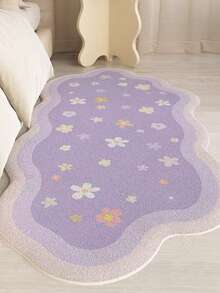 Ultra-Soft, Non-Slip Washable Rug - Perfect For Bedroom, Living Room, And Hallway Runner - Modern Low Pile Design, Easy Clean Polyester Carpet. Warm And Skin-Friendly Area Rug For Winter