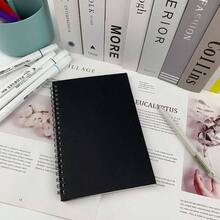 Black Sketch Coil Notebooks, 2 - Pack, 120 Pages 60 Sheets Hardcover With 1150GSM Cardstock, 5x 5.1 Inches, 100GSM Paper - 黑色 - 查看 6