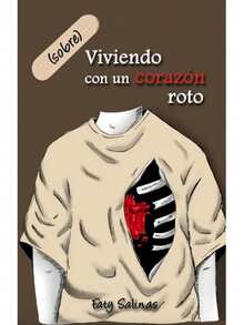 Libro (Sobre) Viviendo con un corazon roto | Faty Salinas (Desilusion amorosa, desamor, ficcion, poesia, autoayuda) - Libro único - Ver 3
