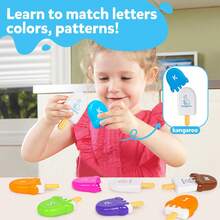 字母匹配玩具，计数玩具字母学习玩具，适合 18 个月以上的幼儿男孩女孩字母分类和匹配游戏，幼儿园精细运动技能玩具，适合 3 4 5 岁（部分零件随机发送）儿童圣诞袜、字母游戏、男孩儿童玩具、儿童圣诞袜、儿童玩具、儿童圣诞袜、磁性砖块、字母玩具、幼儿女孩圣诞袜、儿童玩具、玩具、儿童圣诞袜