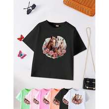 Camisetas para niñas - Negro - Ver 4