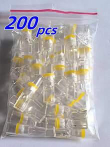 10/50/100/200pcs Disposable Cigarette Filters, Coarse/Medium/Fine 3-In-1 Throwaway Tar Collector, Multi-Layer Filtration One-Time Cigarette Mouthpiece, Smoking, Zigaretten - Yellow - View 8