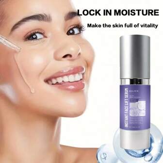 30ml Esencia hidratante de ácido hialurónico, una fórmula suave para nutrir la piel facial para la hidratación y el masaje diarios.