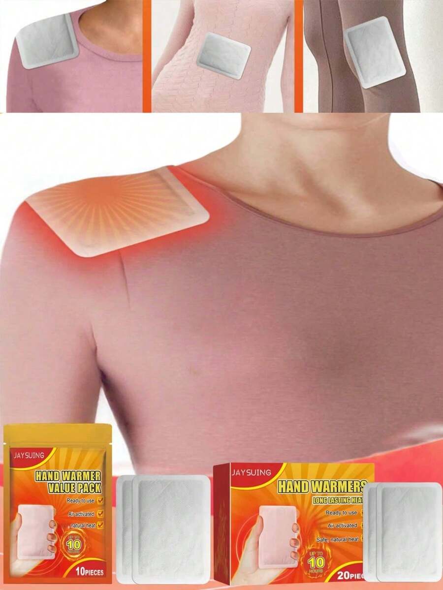 Calentadores de manos y parches térmicos - Calentadores de pies, plantillas autocalentables y calentadores de manos con calor extra durante 10-12 horas, calor instantáneo durante 10 horas, almohadillas térmicas activadas por aire, calentadores de dedos de los pies para hombres y mujeres, adecuados para esquiar, senderismo, acampada y actividades al aire libre. Ideal como regalos de Halloween y Navidad - Modelos nuevos y antiguos enviados al azar como regalos de Navidad - Multicolor - Ver 1