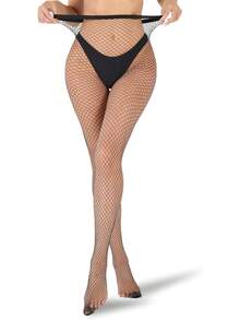 1Pair/2Pairs/4Pairs Fishnet Stockings For Women Plus Size One Size Fit All Fashion Fishnet Tights
