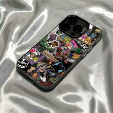 Funda para teléfono con diseño de los , compatible con modelos de  16, 15, 14, 13, 12, 11 Pro Max, X, XR, XS Max, 8 y 7 Plus - Cubierta trasera mate a prueba de golpes, funda para teléfono, carcasa para teléfono - Color 1 - Ver 2