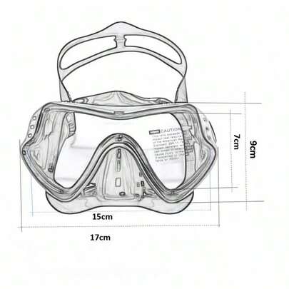 Tempered Glass Swimming Goggles For Adults/Kids, Anti-Fog Swim Mask, Panoramic Silicone Diving Goggles