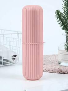 Travel Toothbrush Set With Portable Storage Case, Rinse Cup And Toothpaste Holder - Alcohol-Free, Compact Design For Oral Care On The Go