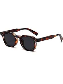 Retro Sunglasses, Unisex, Thick Square Frame, Modern Retro Style. - Nhiều màu - Xem 2
