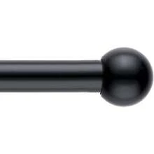 Adjustable Curtain Pole,Rod Length 80 To 214cm (32-84 Inch), Black Curtain Rods - Multicolor - View 5