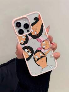 Bobs Burgers Family Fun Element-Design Phone Case, Suitable For IPhone Models 16, 15, 14 Pro Max, 13, 12, 11, XR, XS Plus Phone Cases, Made Of TPU Silicone Material, Providing Shock And Drop Protection, With Drop Protection Function, And Has A Very Good Hand Feel. It Is The Most Suitable Gift For Family, Friends, And Loved Ones. - Pink LB33 - View 2