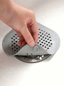 1 szt. Silikonowy filtr do włosów i korek spustowy do wanny i prysznica - zapobiega zatykaniu i powstawaniu nieprzyjemnych zapachów