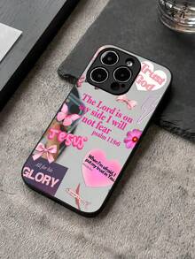 上帝保佑镜面防震手机壳，兼容 13/11/17/16/14/15/15 Pro/15 Plus/15 Pro Max/7 Plus/8 Plus/X/Xs Max/Xr/11 Pro/12 Pro/13 Pro/14 Pro/12 Mini/13 Mini/11 Pro Max/12 Pro Max/13 Pro Max/14 Pro Max/14 Plus/17 Pro/17 Air/6/6s Plus/7/8/16 Pro/16 Plus/16 Pro Max/SE2/17 Pro Max 和 Galaxy/A54/A14/A12/A13/A15/A32/A33/A24/A52S/S20/S21/S22/S23/S24/S23 Plus/S24 Ultra/S25/A15/A33/A23