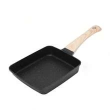 1pc Okja Frying Pan, Okja Baking Rectangular Frying Pan, Non-Stick Coating Frying Pan - Multicolor - View 7