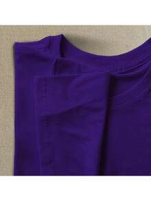 T-Shirt Lavender Field | Estampa Artística com Flores e Perfume de Campo - Roxo - Visão 5