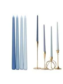 Diese Box enthält vier langstielige Kerzen in einem Farbverlauf-Set, geeignet für Hochzeiten, Feiertage, Kerzenlichtdinner, romantische Abendessen und andere Anlässe. Sie eignen sich auch ideal für Hochzeitsdekoration, Geburtstagsfeiern, Heimdekoration und Schlafzimmerdekoration.