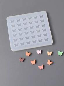 1pc Butterfly Shaped Candle Silicone Mold, DIY Festive Atmosphere Butterfly Shaped Wax, Plaster, Resin Decoration Mold