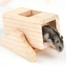 1个仓鼠笼，配有金毛犬玩具，设计用于美化环境和缓解无聊，包含隧道迷宫以防止仓鼠筑巢，为仓鼠和金毛犬提供有趣的活动空间，提升宠物生活乐趣。 - 彩色 - 查看 15