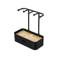 1 Jewelry Display Stand With Drawer Box For Earrings, Necklaces And Jewelry Storage, Featuring A Wooden Base, Desktop Storage Box And Multi-Functional Hanging Storage Rack. Jewelry Storage Hanging Bracket Suitable For Necklaces, Bracelets, Earrings, Rings And Watches, With Hooks Included. Single Or Double Layer Available. Summer Necessity For Women Storage Organizer Gift Travel - Multicolor - View 12