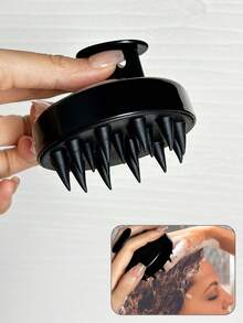 Spazzola per il lavaggio dei capelli in silicone, spazzola per massaggiare il cuoio capelluto per la pulizia e il relax