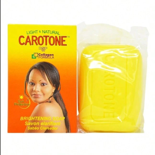 Donse Sabonete Carotone Natural Glow Caratone DSP 10 Fórmula com Colágeno, Sabonete Clareador 190g, Sabonete Facial e Corporal com Colágeno, Clareia rosto, corpo, axilas, joelhos e virilha. NOVO Carotone Entrega em 24/48 horas. - Laranja - Ver 1