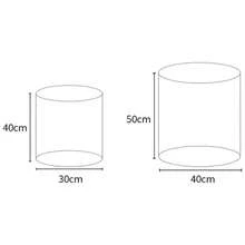 2 Pcs Mesh Laundry Bags White Drawstring Garment Bags Travel Delicate Wash Bags Washable Clothes Bags Net Bra Washing Bag Underwear Lingerie Washer Bags Blouse Socks - 白色 - 查看 4